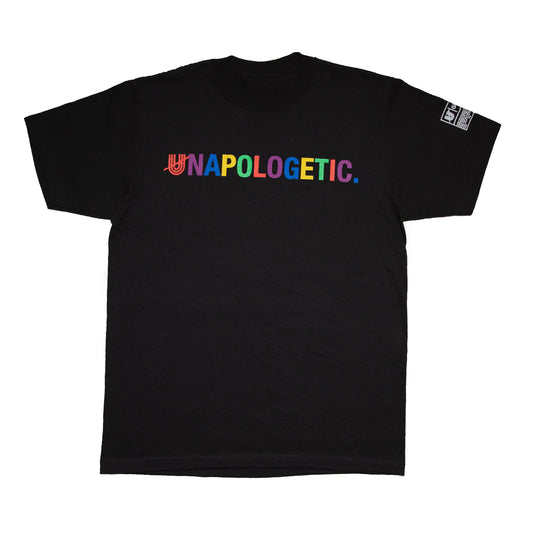 Colorful UNAPOLOGETIC. Tee
